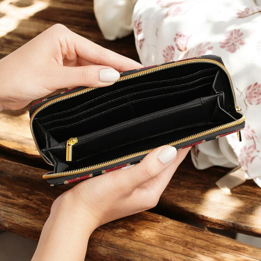 Valentine's Wallet, Slim Wallet, Small Wallet, Minimalist Wallet, Womens Wallet, Women Wallet, Valentines Keepsake, Faux Knit